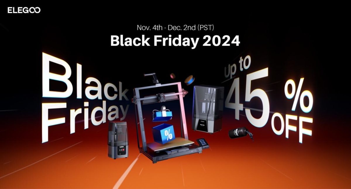 Elegoo Unveils Black Friday Deals on 3D Printers Worldwide